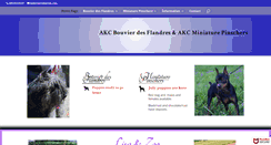 Desktop Screenshot of mensonideskennels.com