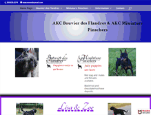 Tablet Screenshot of mensonideskennels.com